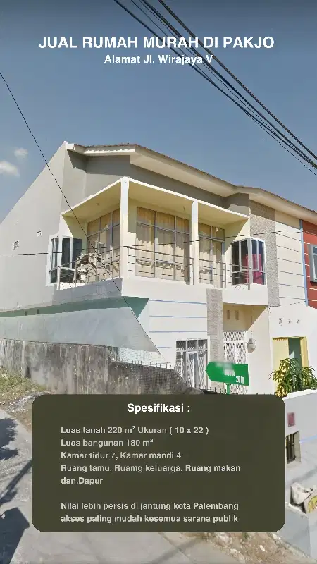 Jual rumah murah di pakjo 