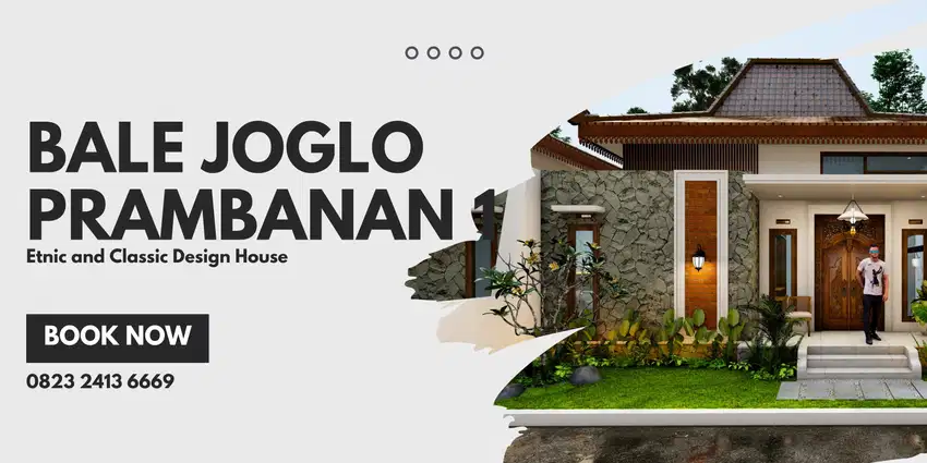 Dekat Kawasan Wisata, Rumah Joglo Klasik Timur Candi Prambanan