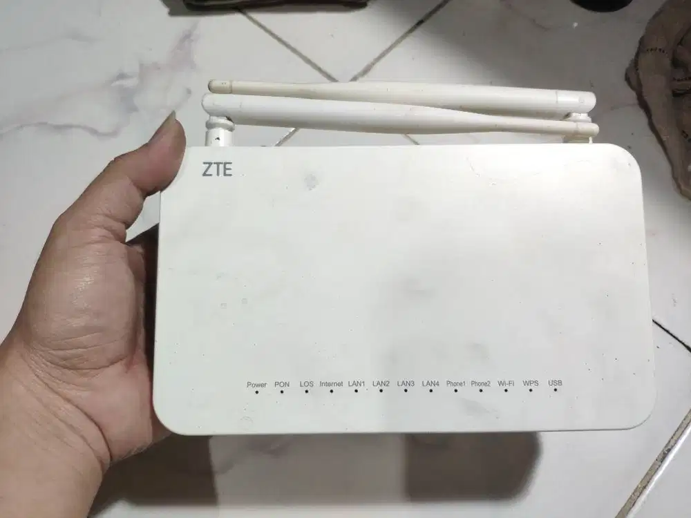 Modem Optic Wifi Router ZTE ZXHN F609 GPON ONT UPC Optical Telkom Indi