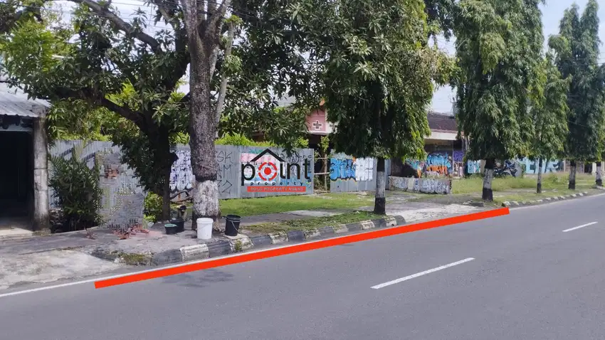 Tanah pinggir Jalan Raya Strategis Solo Sukoharjo Siap Bangun