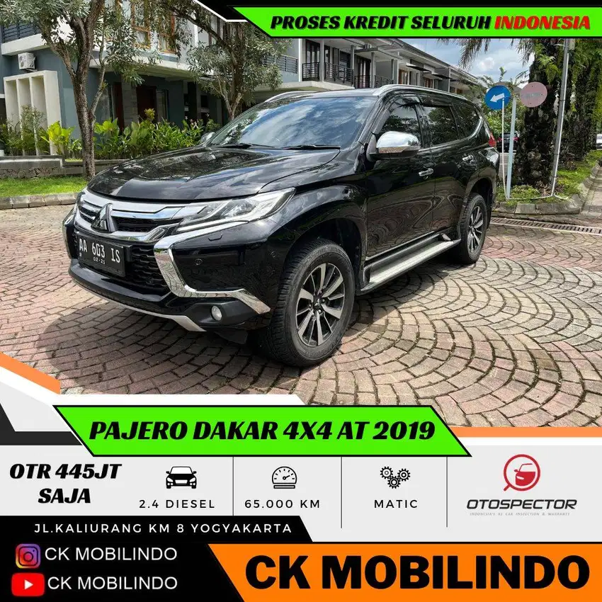 (Dp15jt) Pajero Dakar 4X4 Matic 2019 Diesel Plat AA Bisa Kredit