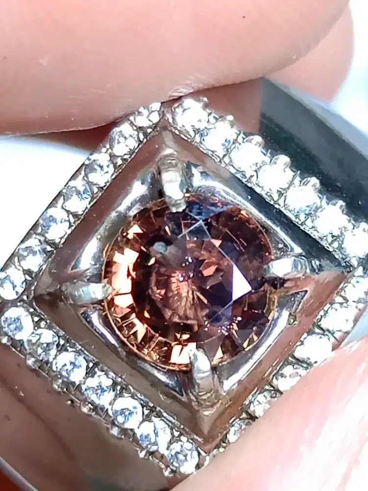 Pinkish purple sapphire