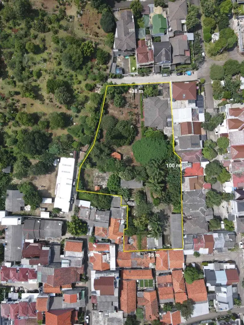 Cinere Megapolitan Luas 4431 cocok untuk cluster jalan lebar