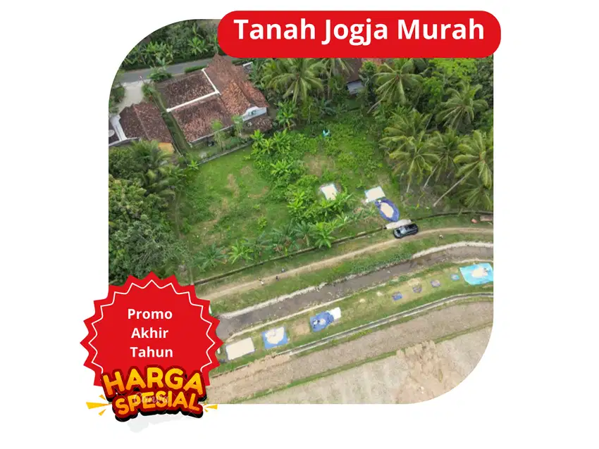 Jual Tanah Jogja Cocok Villa, View Alam Pegunungan Menoreh