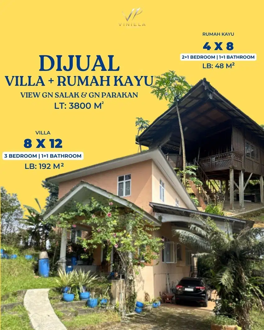 Vco - Dijual Vila Pancawati Ciawi LuasTanah 3800 Meter Sertifikat