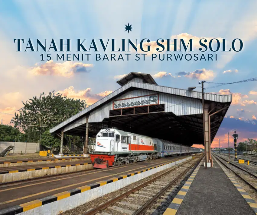 Tanah SHM Murah Dekat Stasiun Purwosari Cocok Buat Kost Mahasiswa