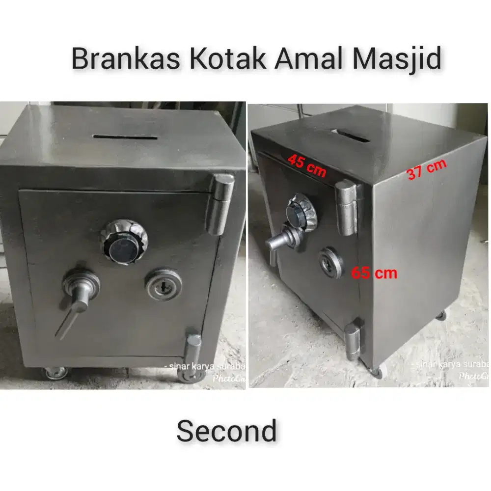 Brankas Untuk Masjid  Brankas Kotak Amal Bekas