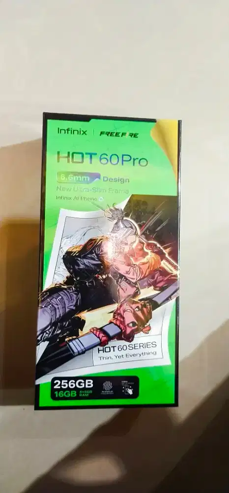 Infinix Hot 60 pro 8+8/256 Baru Garansi Resmi