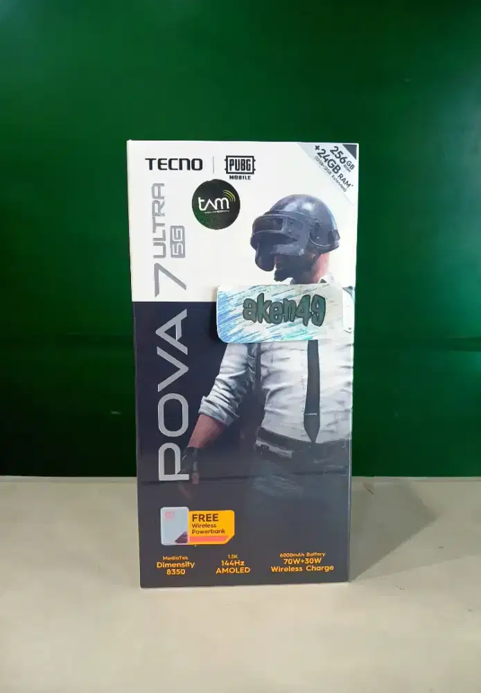 Tecno Pova 7 Ultra 5GDimensity 8350 12GB 256GB Battery 6000mAh Resmi