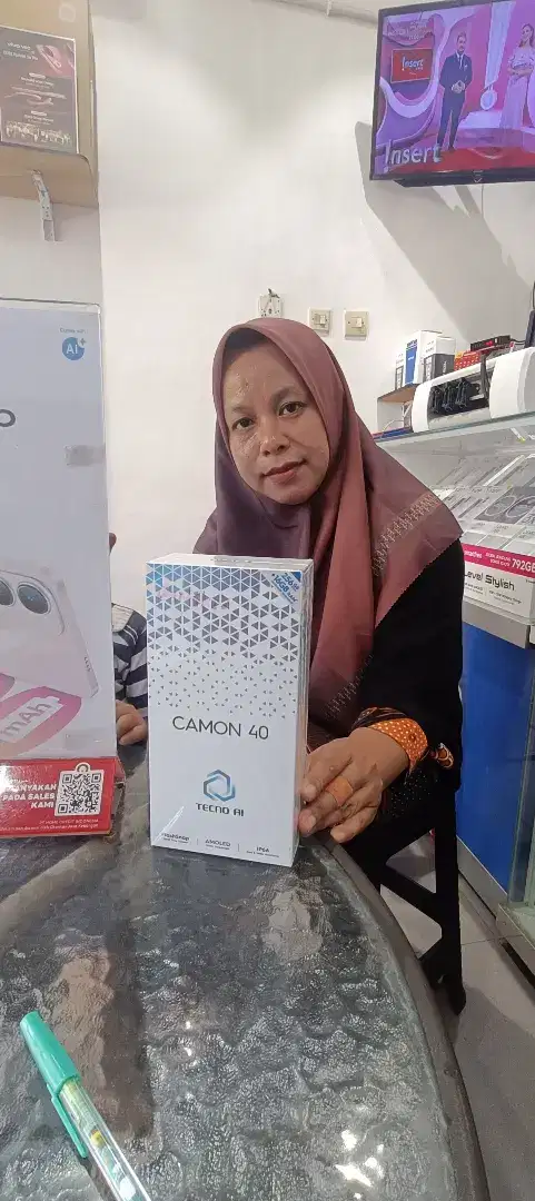 3JTA'AN TECNO CAMON 40 RAM 8GB ROM 256GB FREE TUMBLER (BARU SEGEL)