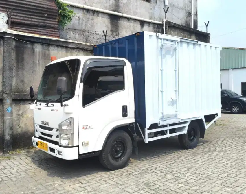 MULUS+banBARU MURAH CDE Isuzu elf NLR 55 TX Box besi 2020 bok 4 roda