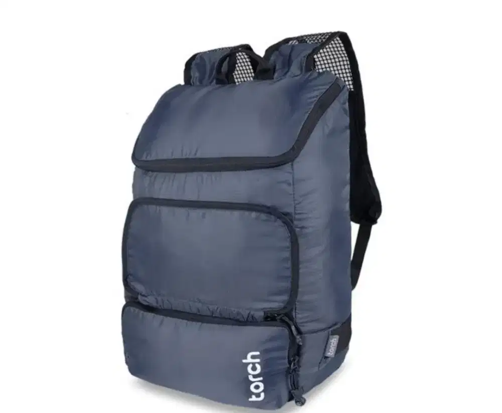 Tas Ransel Foldable Backpack Travelling Ringan Muat Banyak Serbaguna