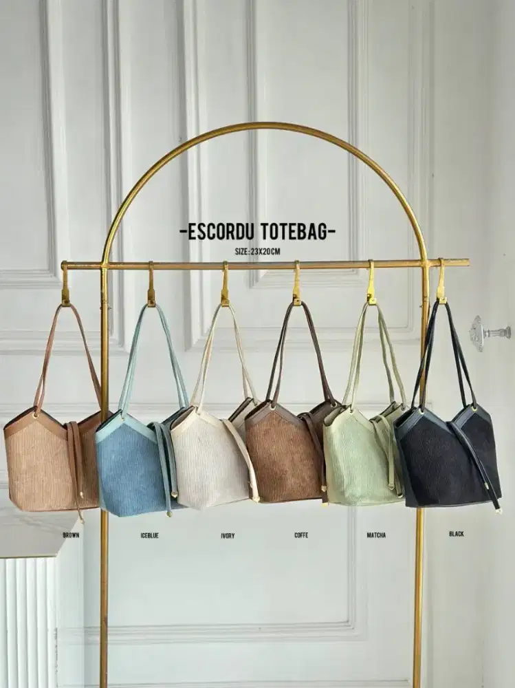 Escordu totebag | Tas cantik wanita | Tas murah wanita | Totebag |
