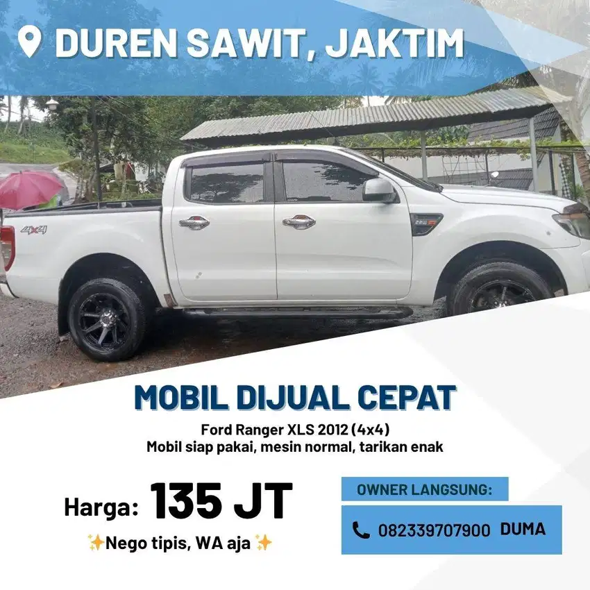 Ford Ranger XLS 2012 (4x4)
