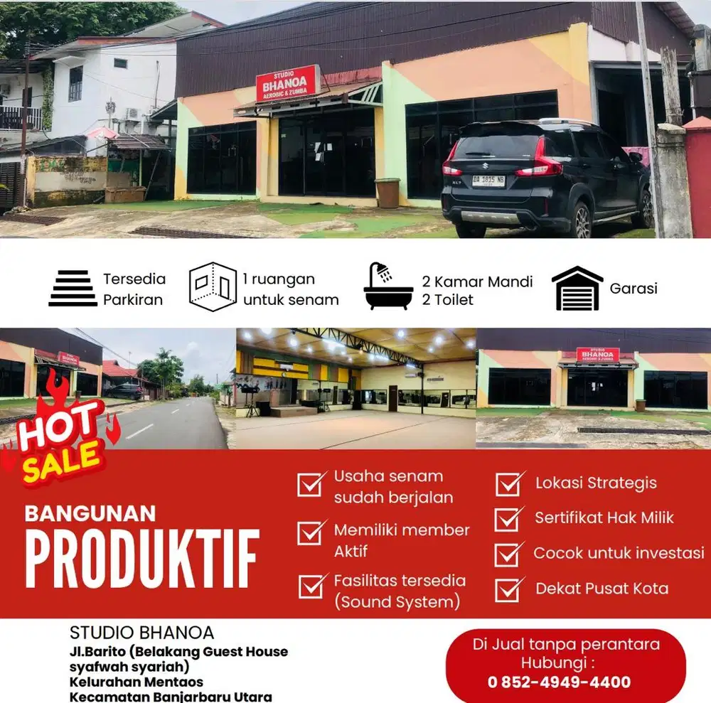 [Turun Harga!] GD KOMERSIL STRATEGIS, USAHA JALAN & SUDAH MENGHASILKAN