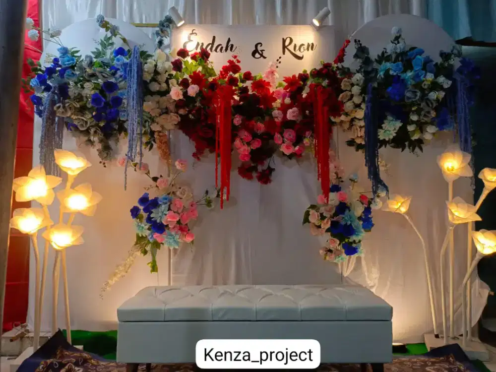 Dekorasi backdrop akad nikah