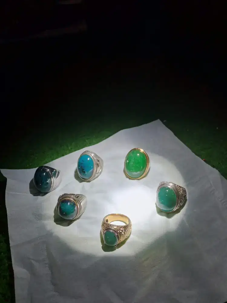 Bacan ring perak TEBAL  Gan