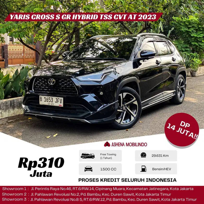 DP 14jt - Yaris Cross S GR TSS Hybrid AT