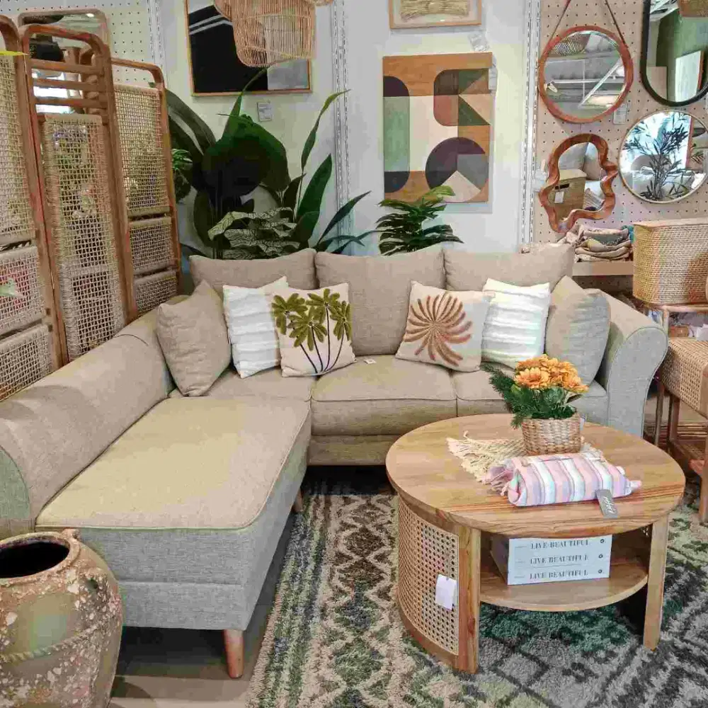 Sofa L Minimalis // Free Custom Warna