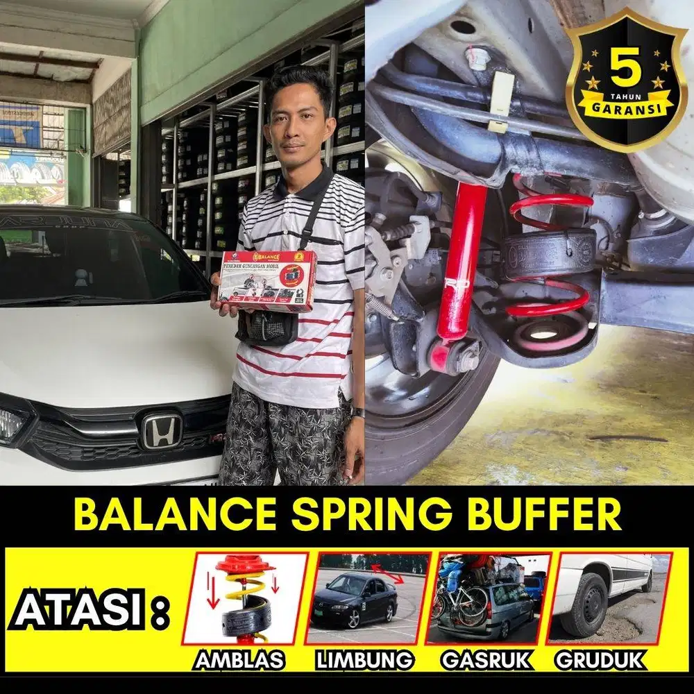 Bantingan Keras Gruduk Mobil SOLUSINYA Pasang BALANCE Damper di SOLO