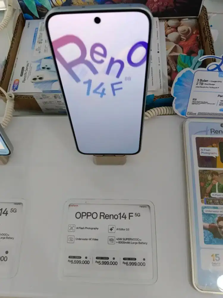New Produk Oppo Reno14F 5G Garansi Resmi Nasional, Bisa cicilan juga