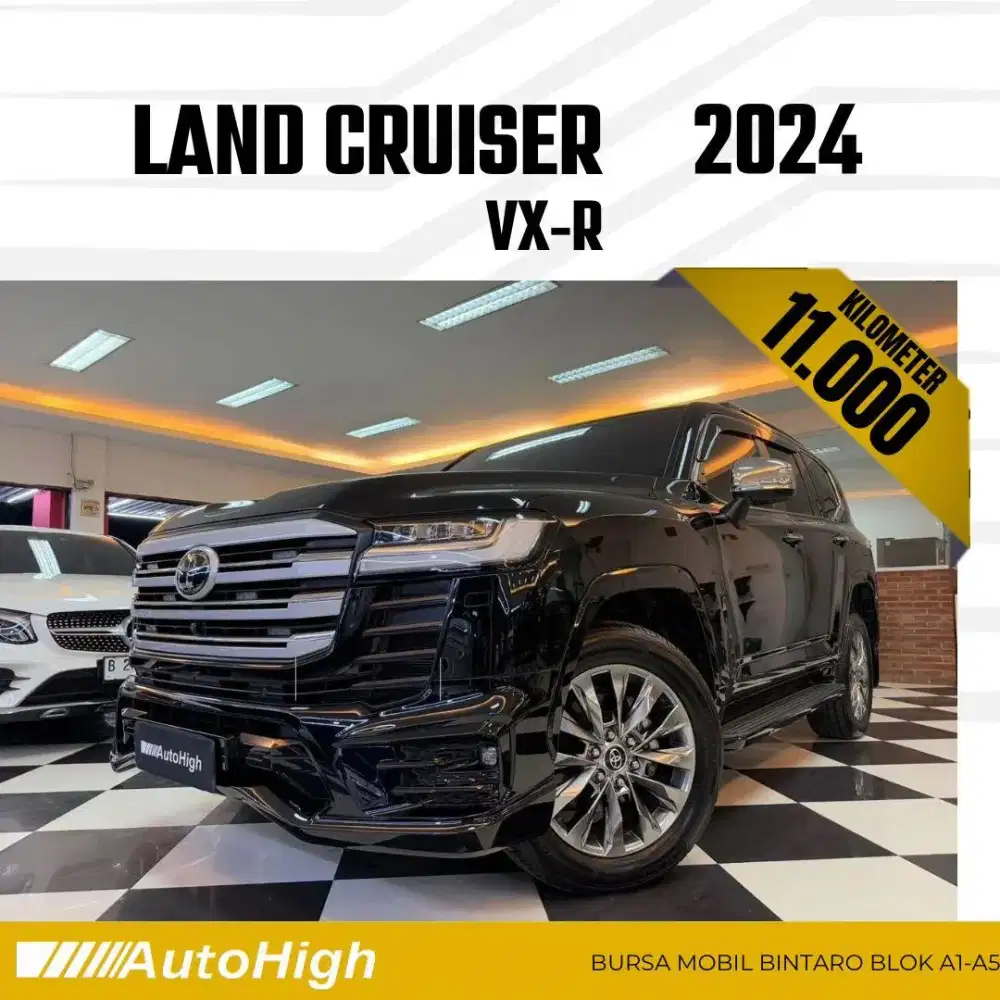 DP10% [Km11.000] Land Cruiser VXR 2024 Black / GR Reg 2025 #AUTOHIGH