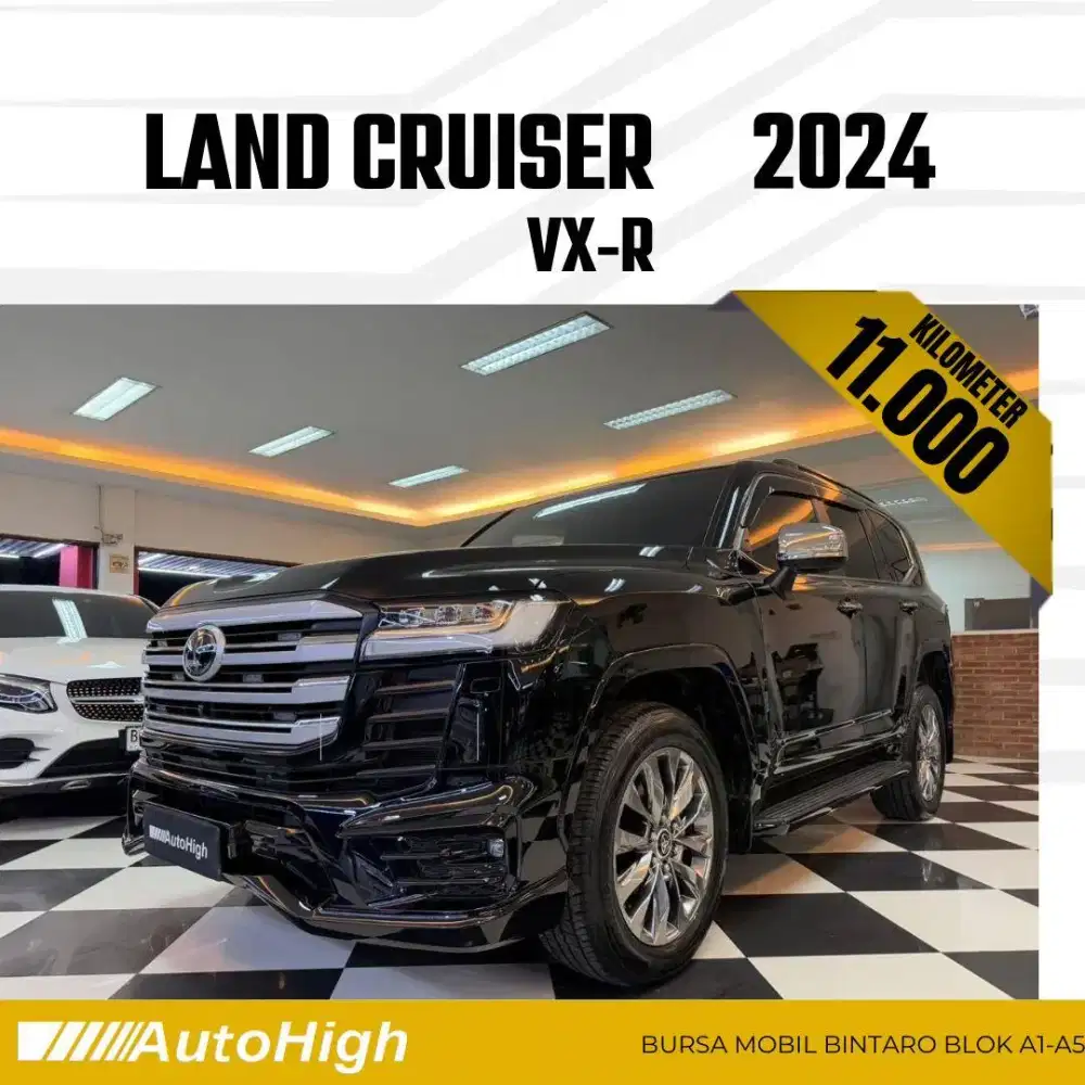 DP10% [Km11.000] Land Cruiser VXR 2024 Black / GR Reg 2023 #AUTOHIGH