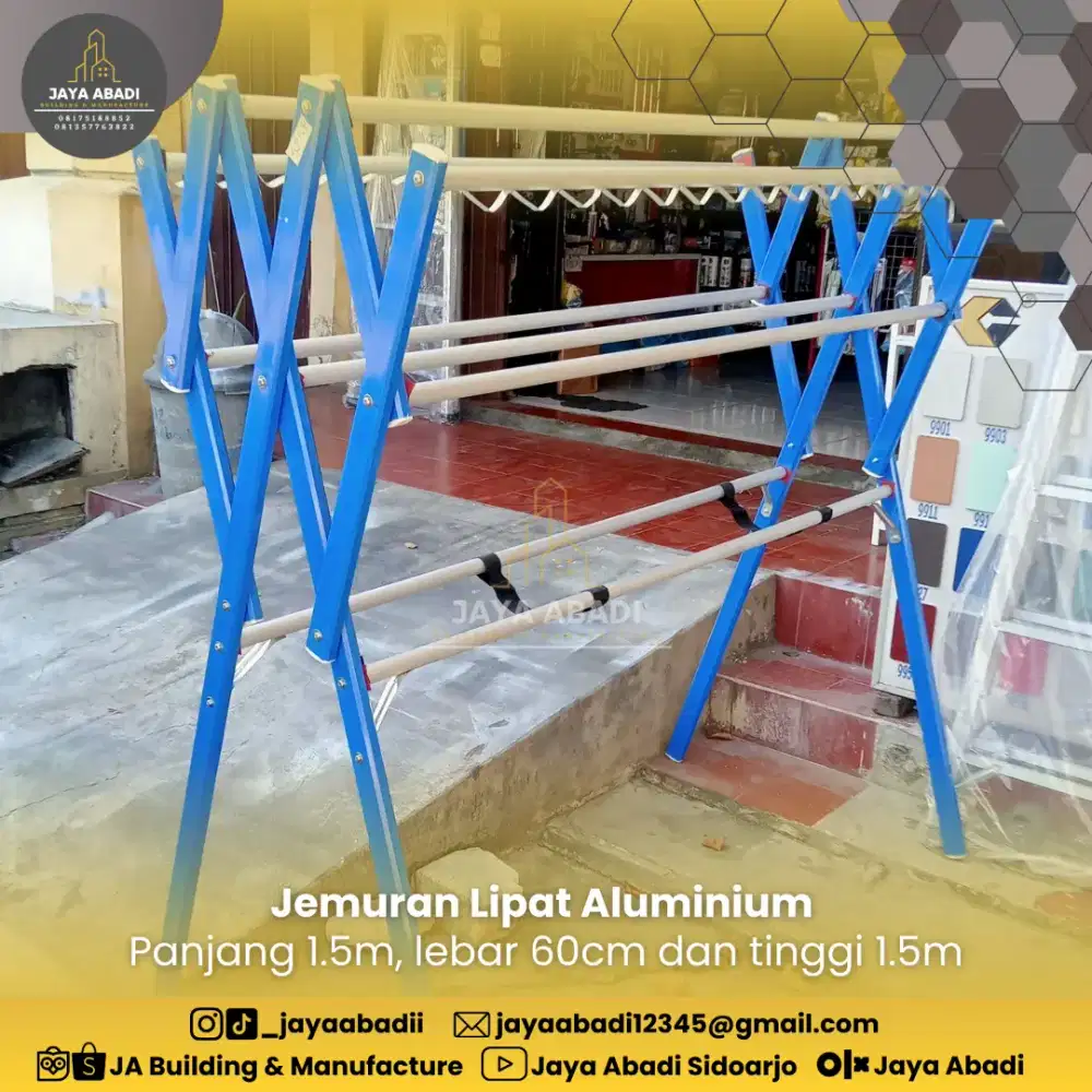 JEMURAN LIPAT ALUMINIUM 1.5 METER