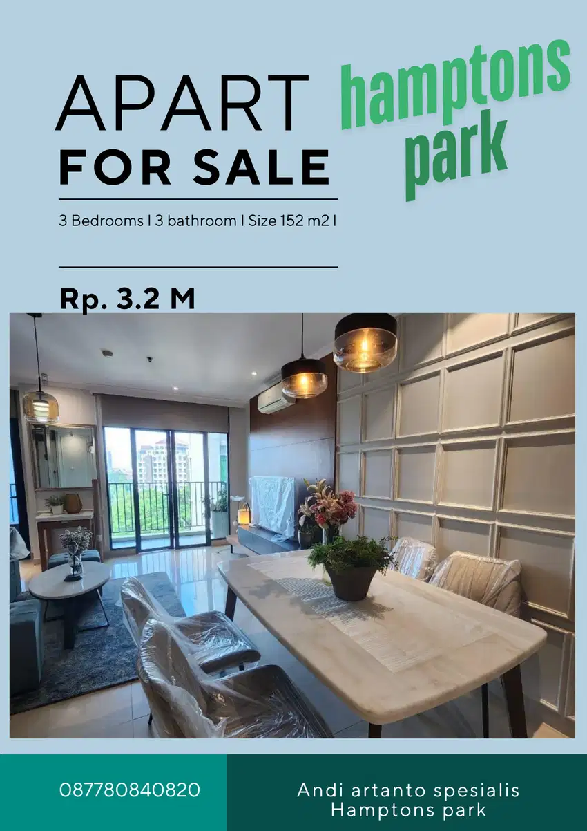 Spesialis apartement Hamptons Park Brand New Combine Unit