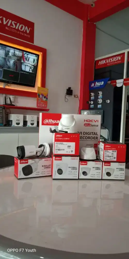 PAKET 8 CAMERA DAHUA IR 2MP PLUS PASANG