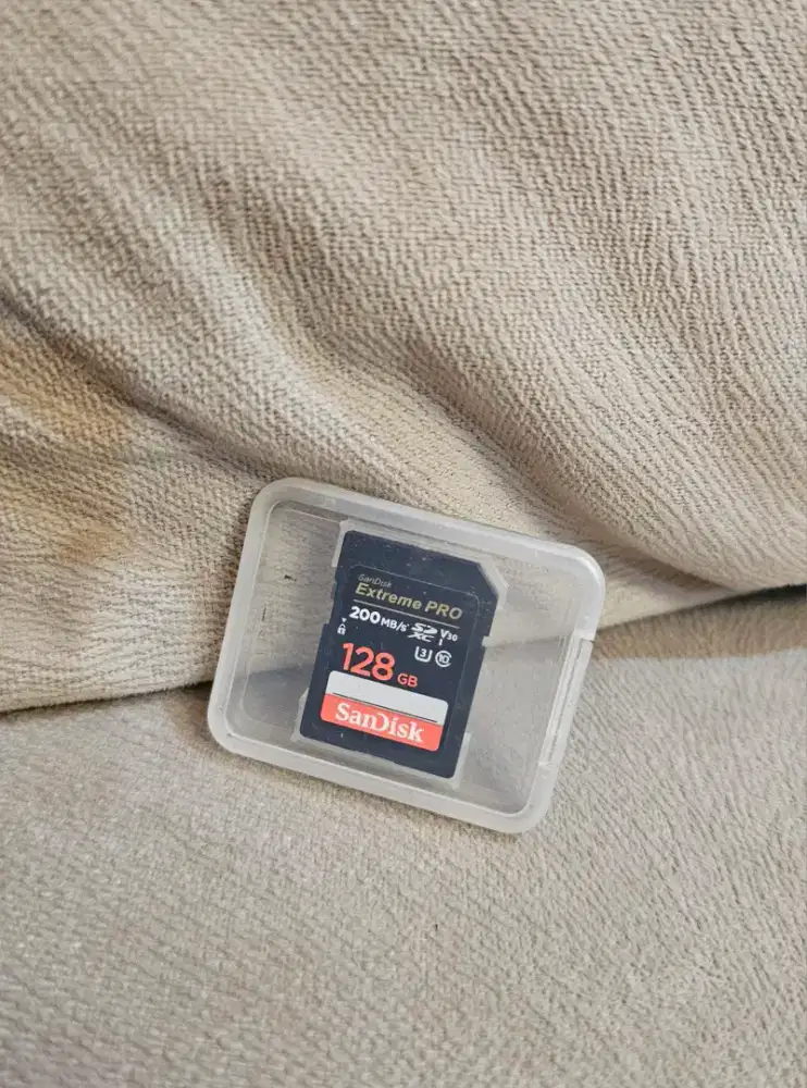 MEMORI KAMERA MIRRORLESS DSLR SDHC SANDISK EXTREME PRO 128GB 200 MB/S