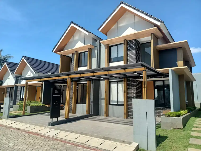 Rumah Mezzanine Ala Korea Di Bogor, Nuansa Asri Bebas Banjir