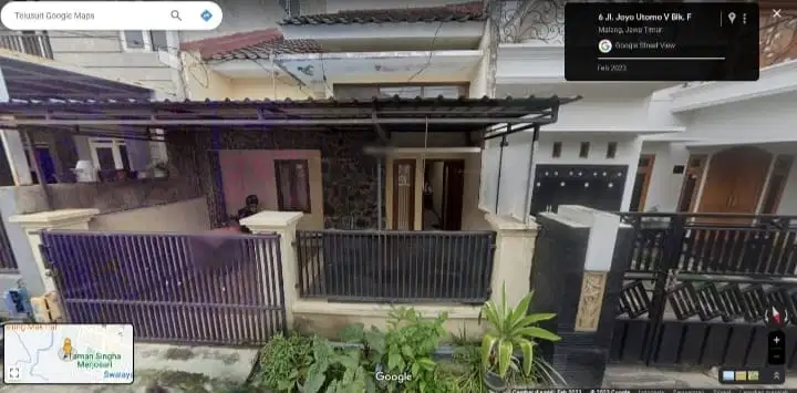JUAL RUGI RUMAH STRATEGIS DI SAMPING TAMAN SINGHA MERJOSARI
