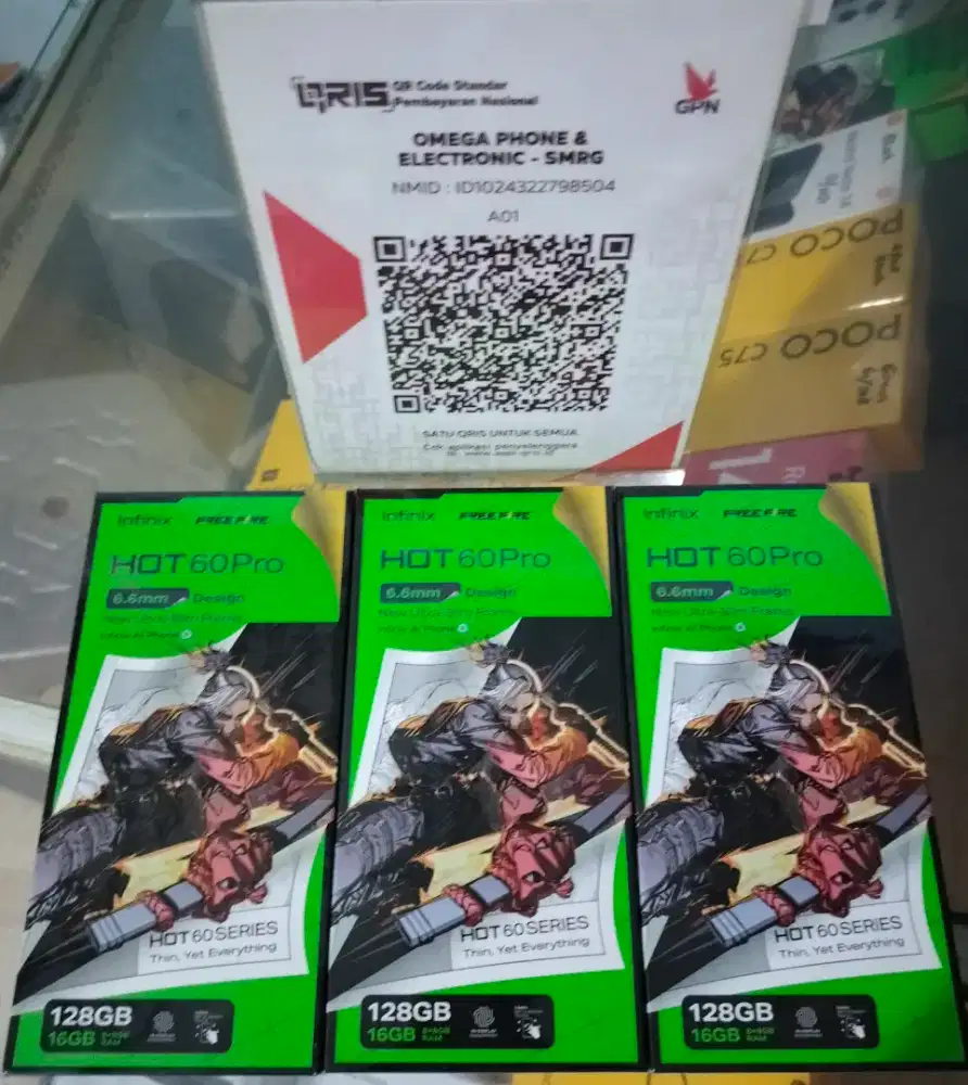 NEW INFINIX HOT60 PRO 8/128 GARANSI RESMI 1 TAHUN
