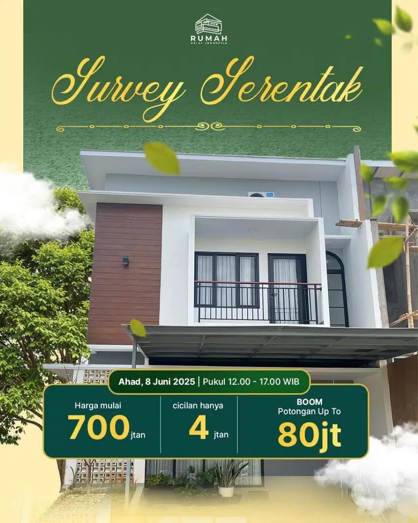 Survey Serentak Rumah Raudhatul Jannah Bekasi Ahad tgl 10 Agustus 2025