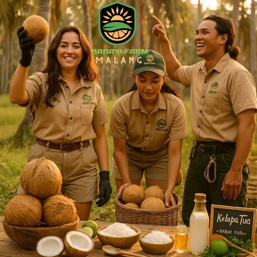 Buah Kelapa Tua Lokal Utuh / Parut Santan