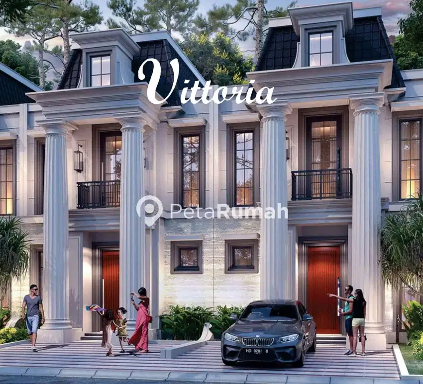 DIJUAL VILLA  KOMPLEK CITRALAND HELVETIA  CLUSTER VITTORIA