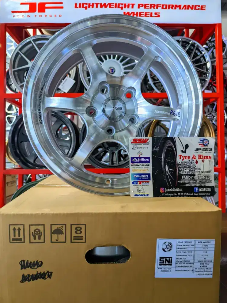 Velg advan rg2 r16 5x114 lbr7 et42