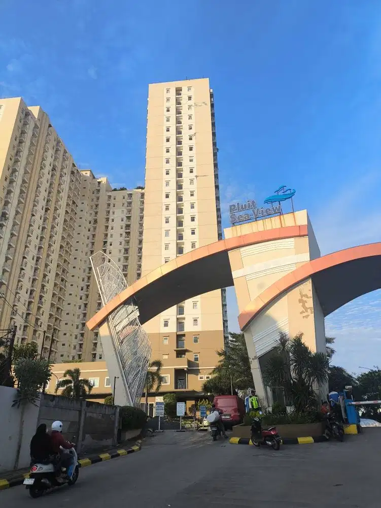 Apartemen Pluit Sea View, Ukuran 42 m2, 2BR, Full Furnished, View Laut