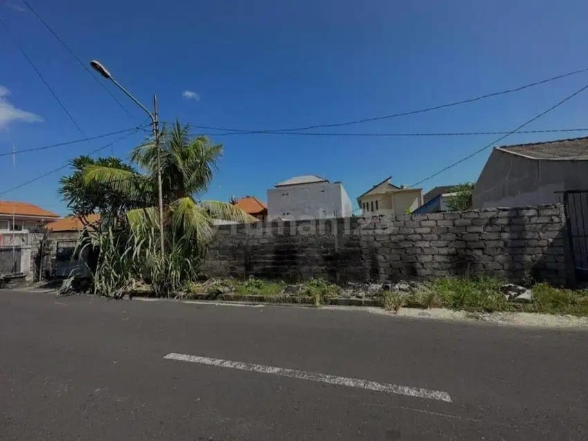 Jual Tanah Luas 5are/500m² Lokasi Jl Merdeka Renon dekat Jalan Utama