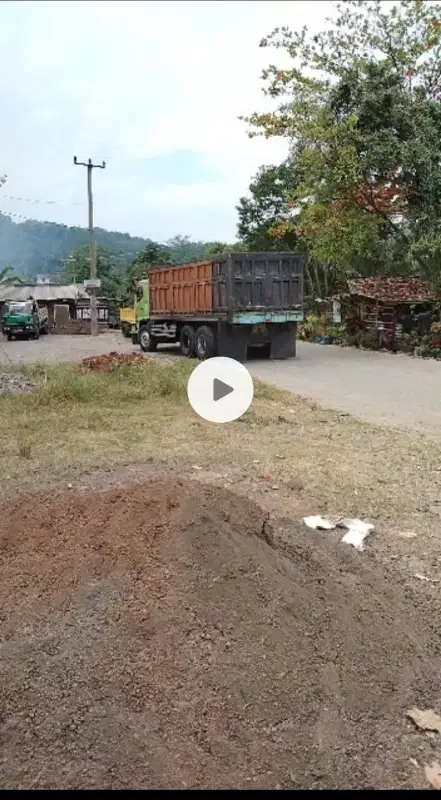 Jual cepat, tanah datar pagar keliling tembok panel, SHM