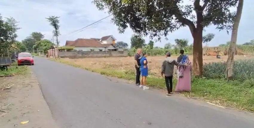 Tanah Sumberjo Kandat Kediri Dijual Murah cepat B.U Poll Pinggir Aspal