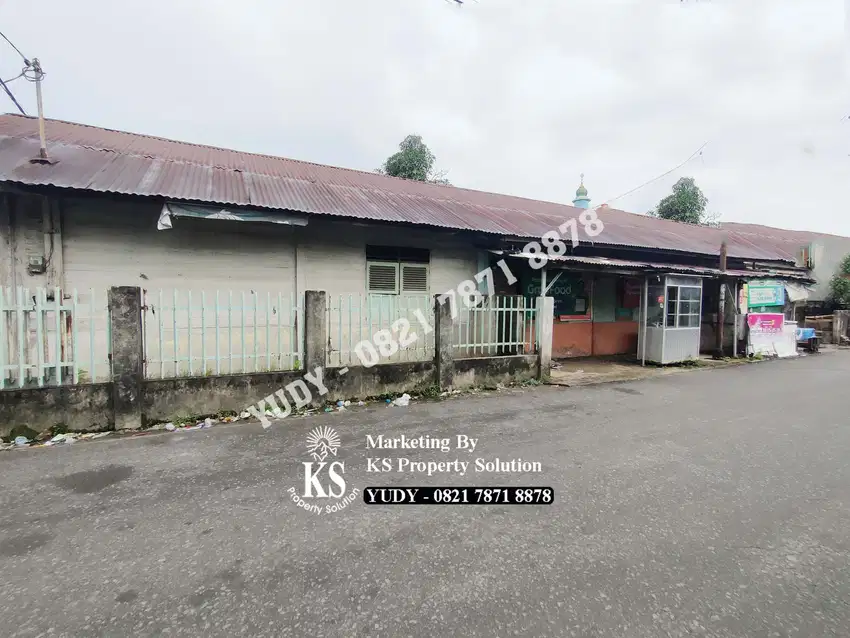 Tanah Bonus Bedeng di Jalan Letnan Mukmin Jendral Sudirman, Palembang