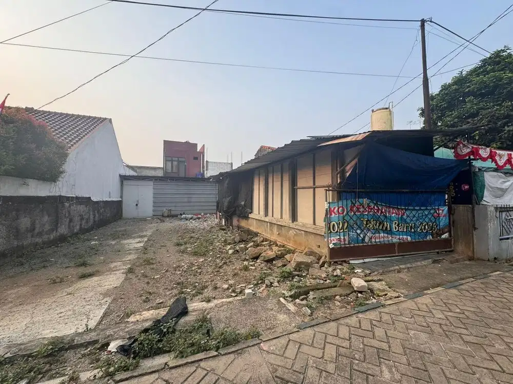 DiJual Tanah dan bangunan gudang pamulang