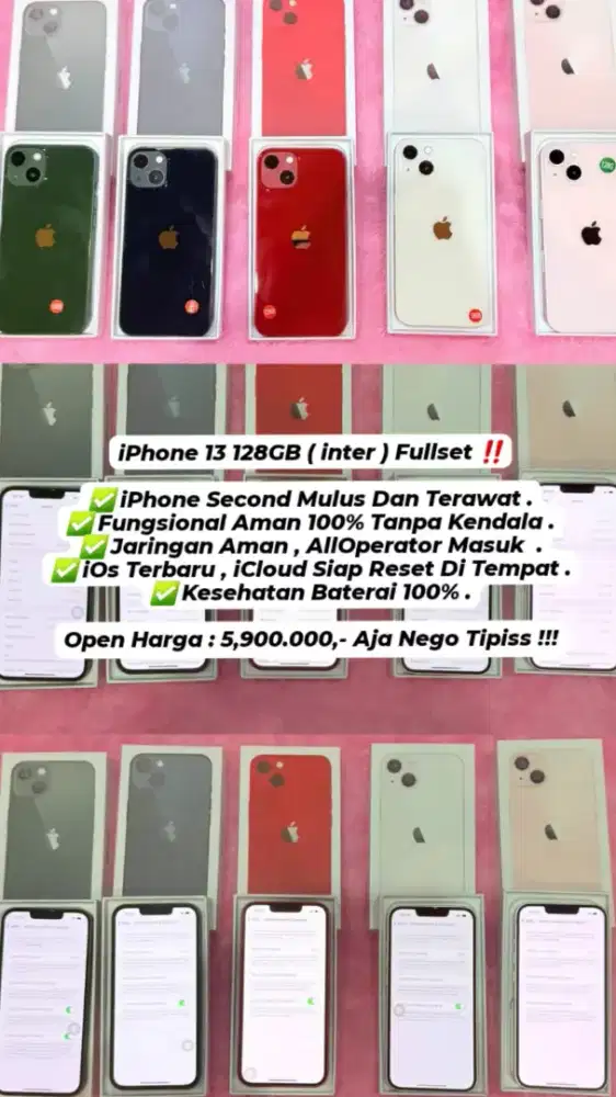 Iphone 13 128Gb All Operator (All Color)