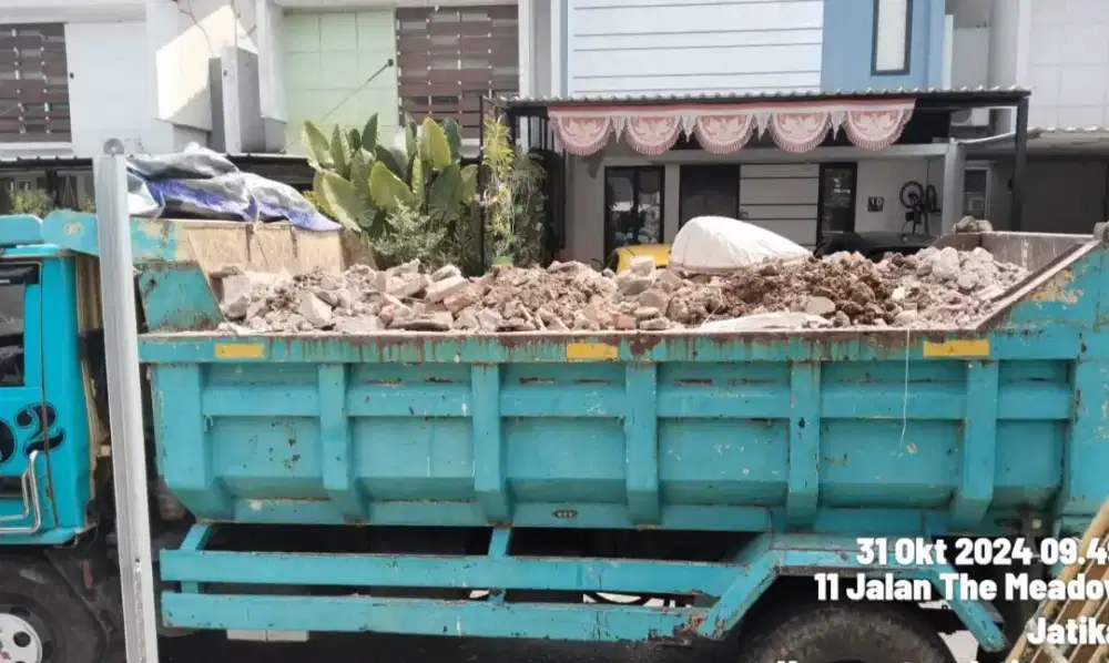 Jasa buang puing dan jual urugan puing