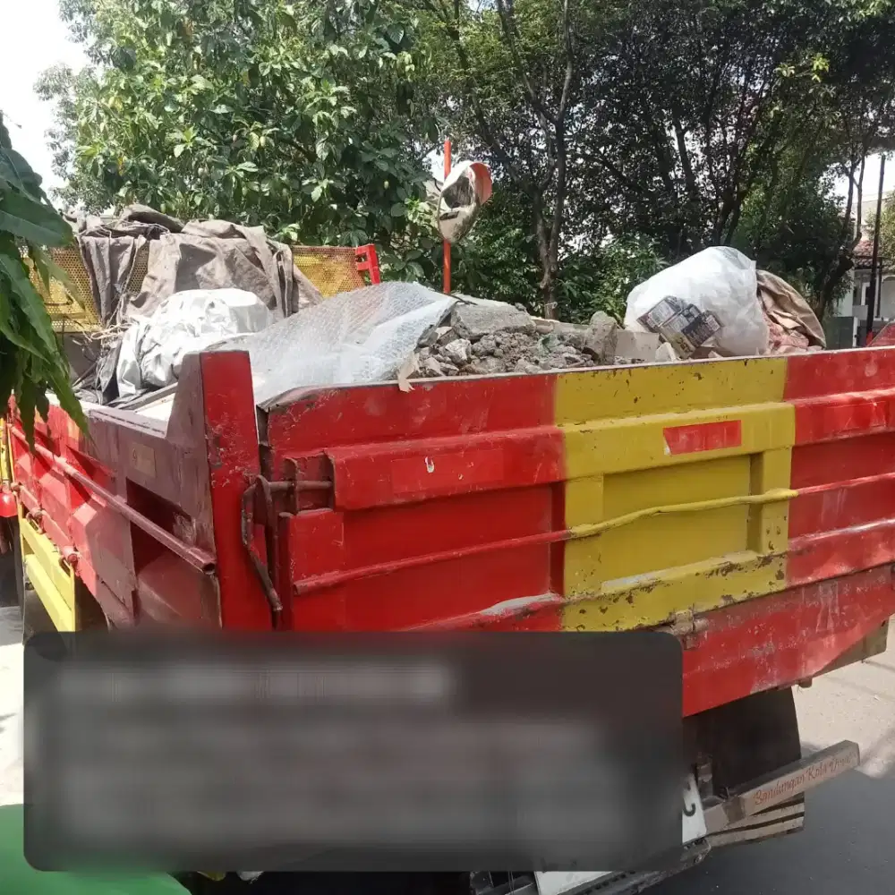 Jasa buang puing tanah & sampah