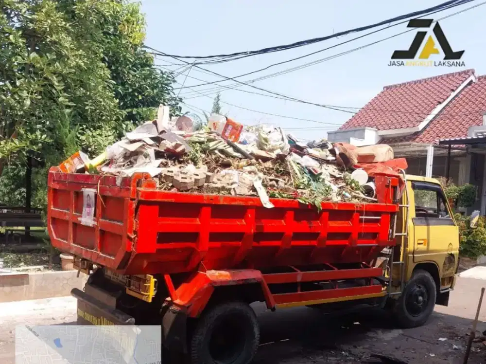 Jasa buang tanah dan sampah bangunan