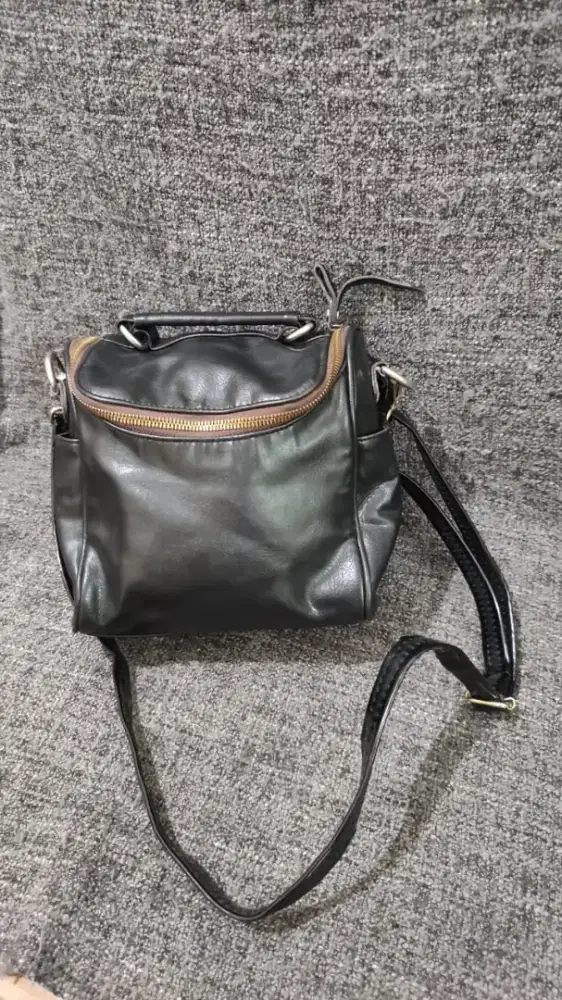 Preloved Tas Full Kulit Asli, No Brand