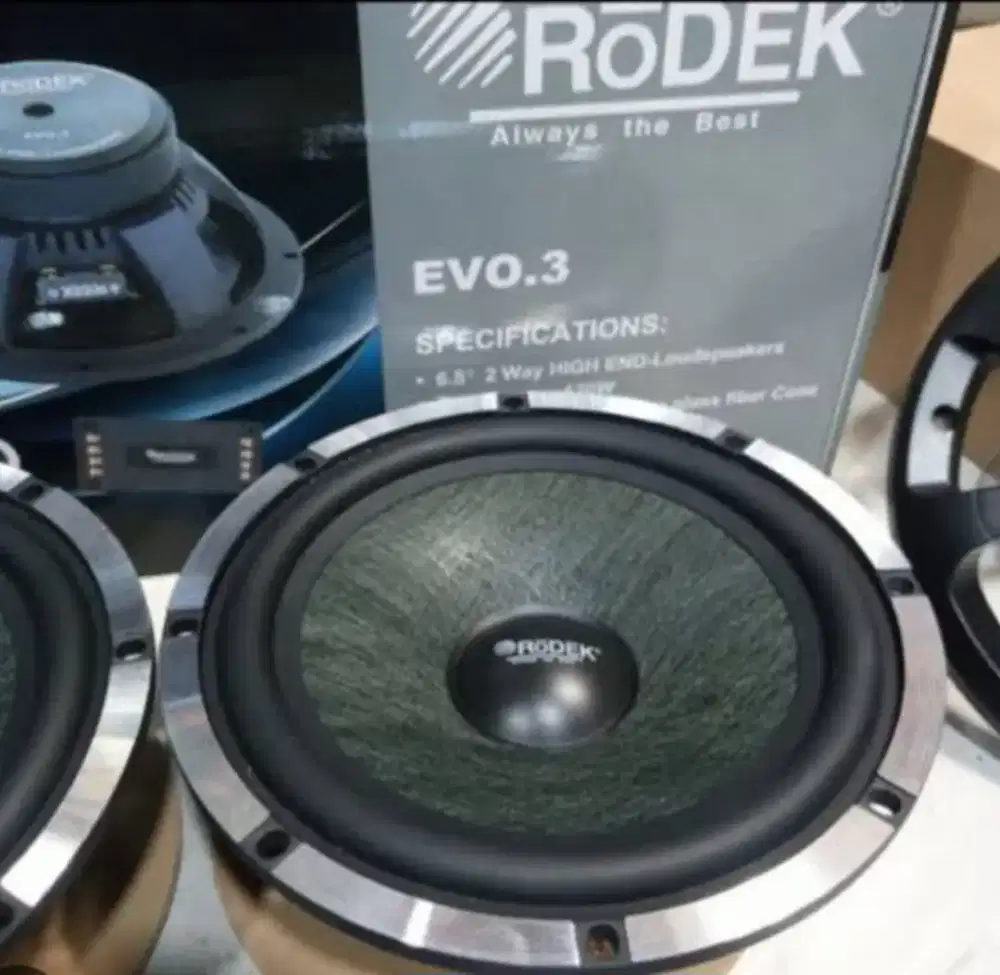 Dijual : Speaker RODEK EVO 3 (asli) kondisi.99%